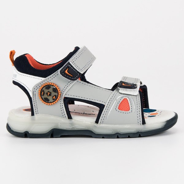 American Club Sandals for a boy grey