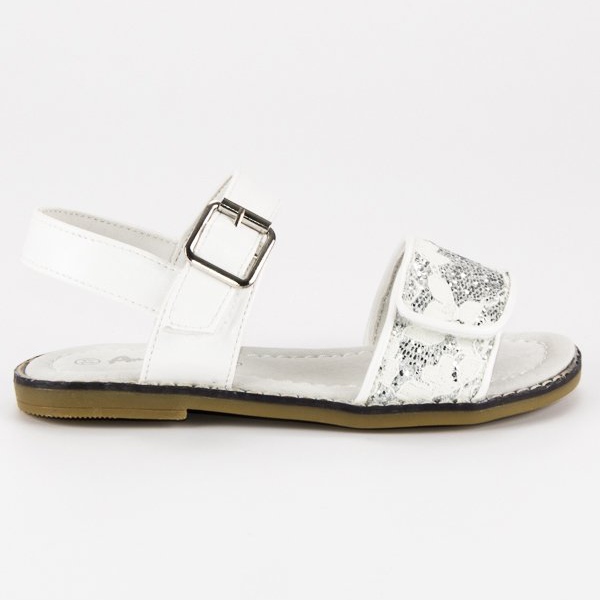 American Club White american sandals