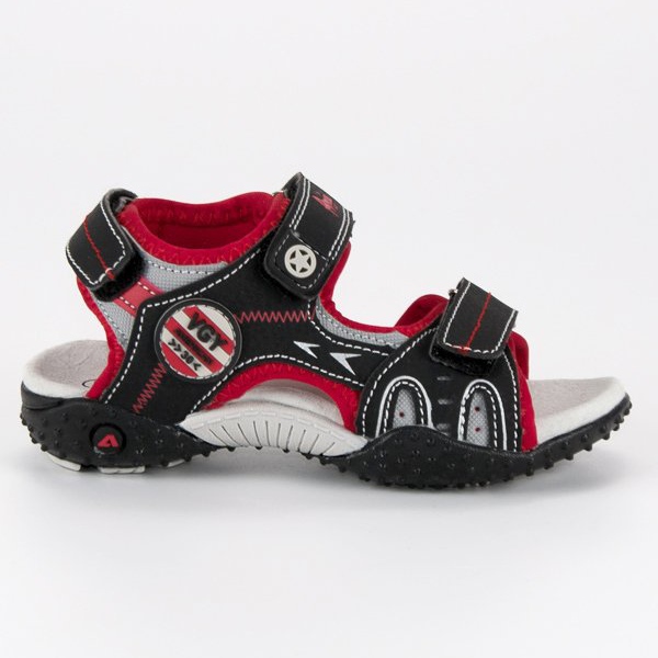 American Club Comfortable American Sandals black