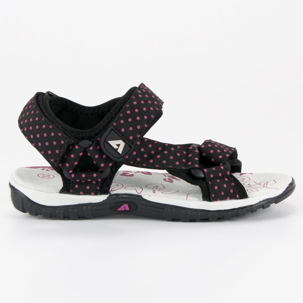 American Club Youth American Sandals black