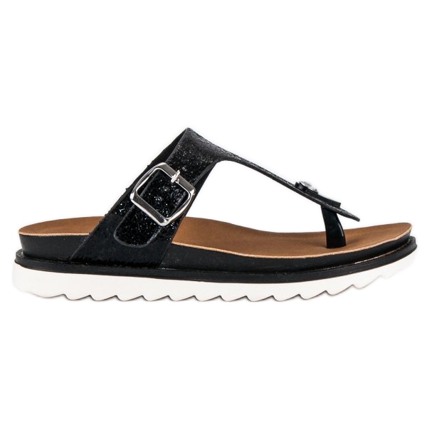 Seastar Comfortable flip-flops black