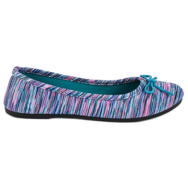 McKey Textile Ribbed Ballerina blue pink