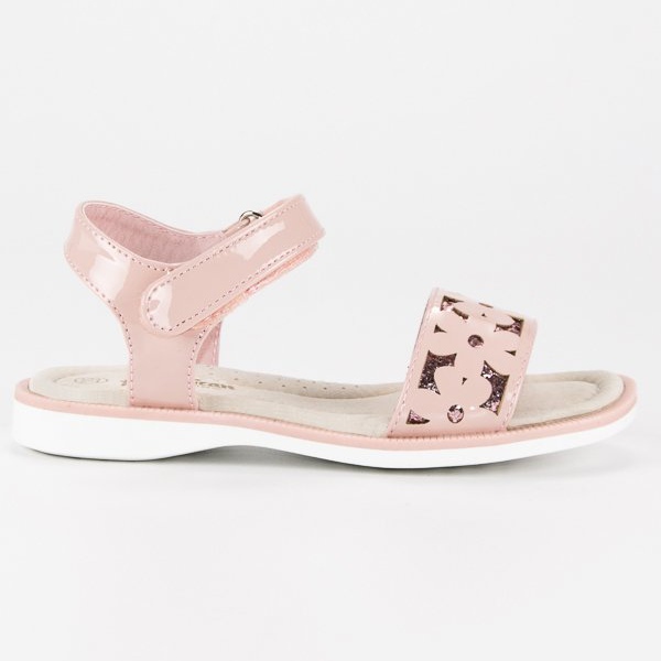 American Club Pink american velvet sandals