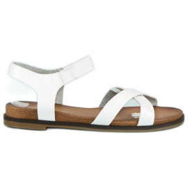 Nio Nio Women's white sandals