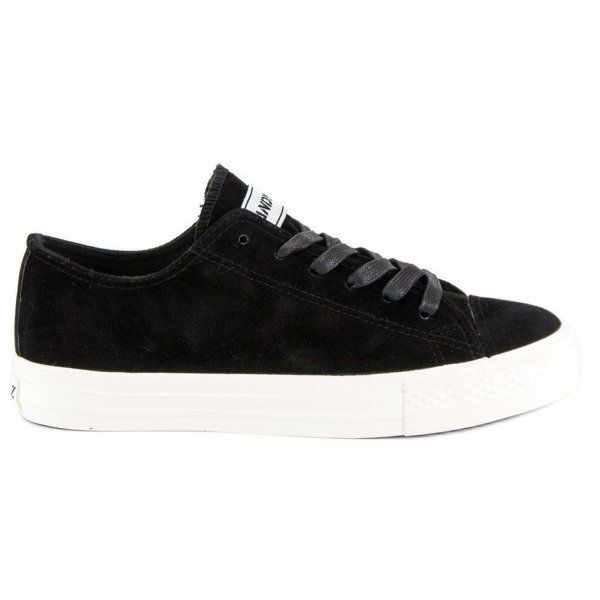 Andy Z Suede lace-up sneakers black