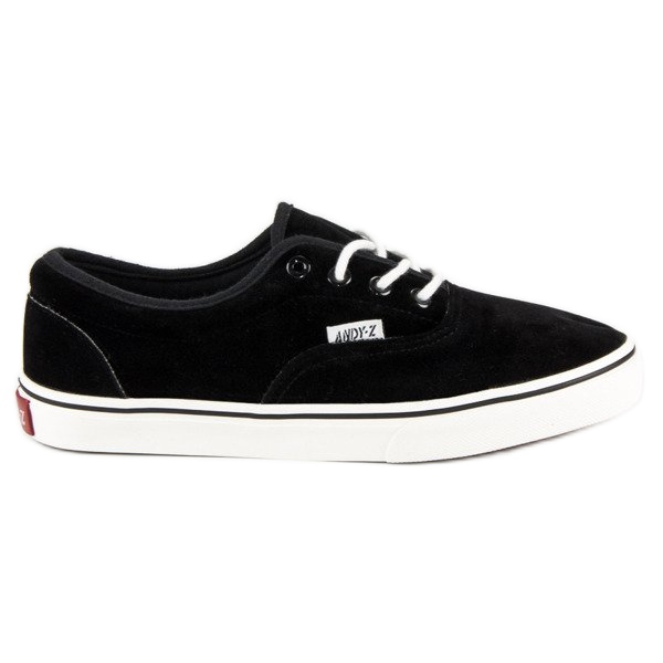Andy Z Black suede sneakers