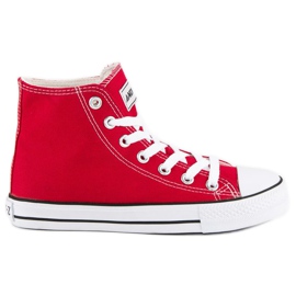 Andy Z Classic sneakers above the ankle red