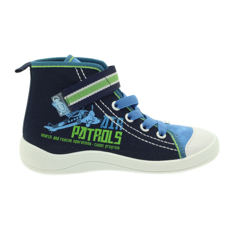 Befado children's shoes, sneakers, slippers 268x066 navy blue blue green