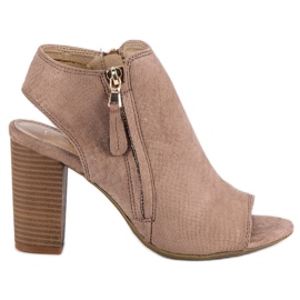 Filippo Beige Sandals With Uppers
