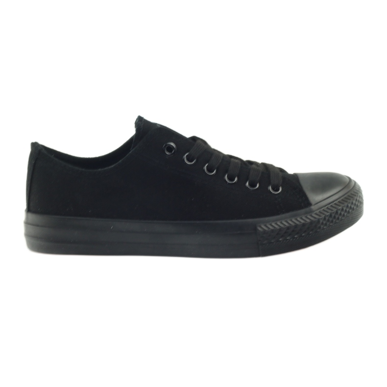 DK Black sneakers tied