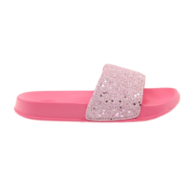 Profiled slippers Big Star glitter pink