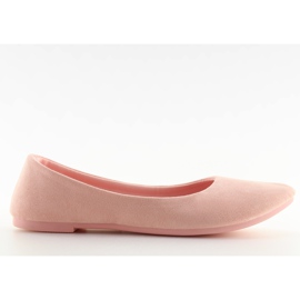 Women's soft pink ballerinas JX51 Pink Women's soft pink ballerinas JX51 Pink
