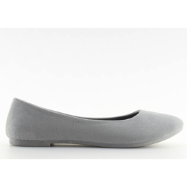 Women's soft gray ballerinas JX51 grey