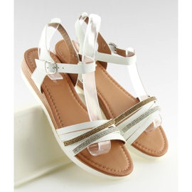 White sandals for women 620-29 white