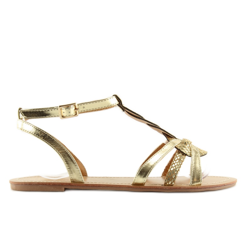 Gold shine gold women's sandals 758 gold golden