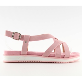 Women's sandals very comfortable pink 1499-20 Pink