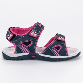 American Club Velcro american sandals blue