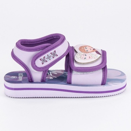 Velcro sandals land of ice purple