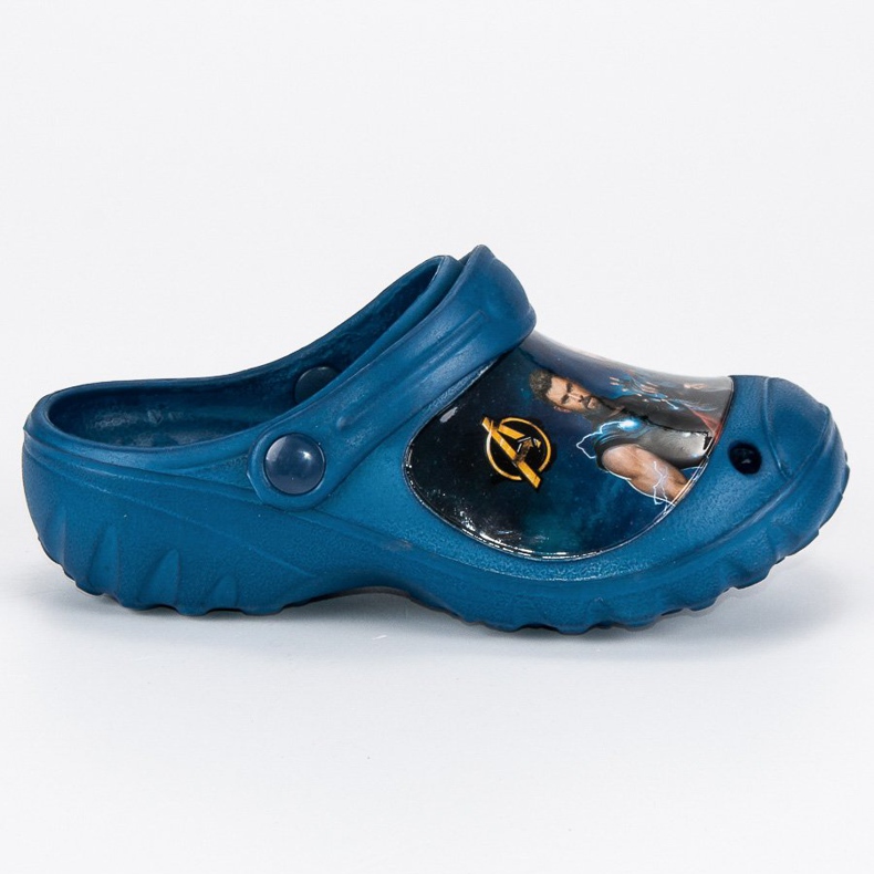 Rubber Avengers Slippers blue