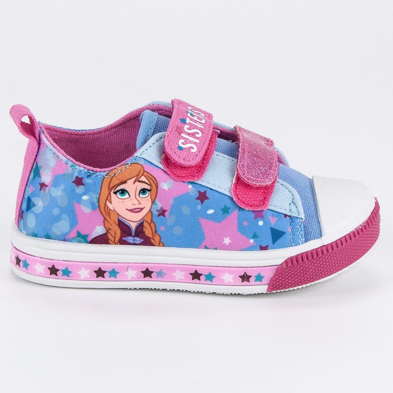 Sneakers On Velcro Ice Land blue pink Sneakers On Velcro Ice Land blue pink
