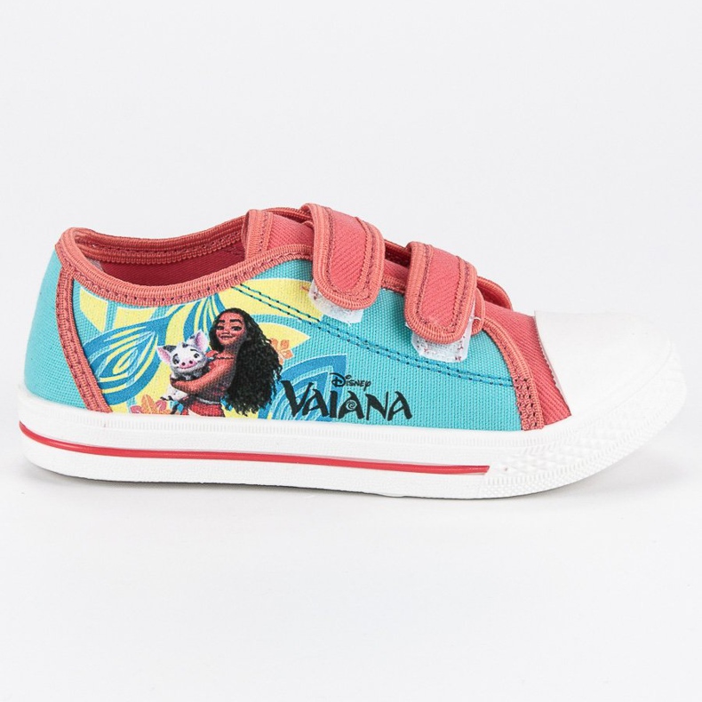 Sneakers Velcro Vaiana blue pink