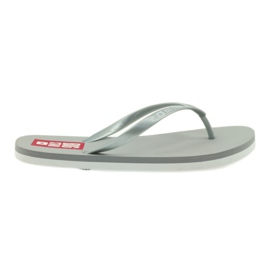 Big star women's flip -flops 274a130 gray grey