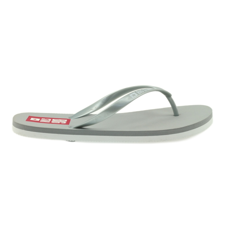 Big star women's flip -flops 274a130 gray grey