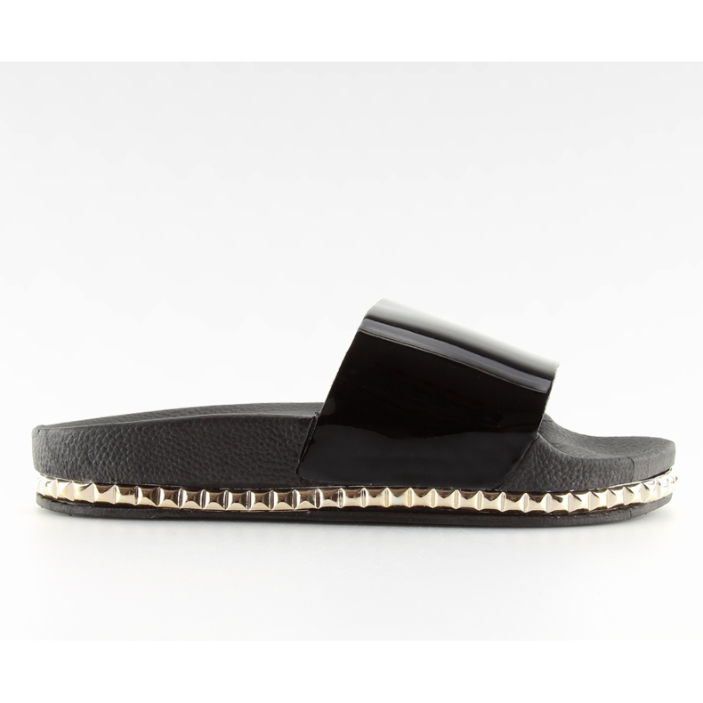 Women's black slippers N-29 black II-GAT Women's black slippers N-29 black II-GAT