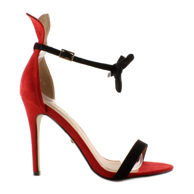 Sandals on a pin with ears ZJ-15P Red