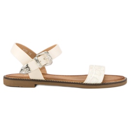 Nio Nio Comfortable flat sandals yellow