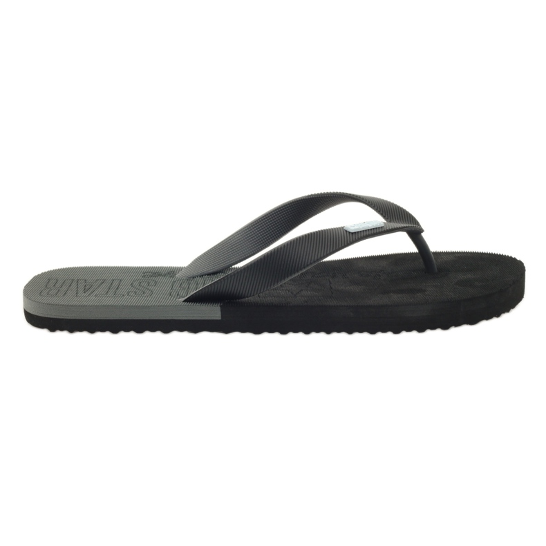Black Big Star 174422 flip-flops grey