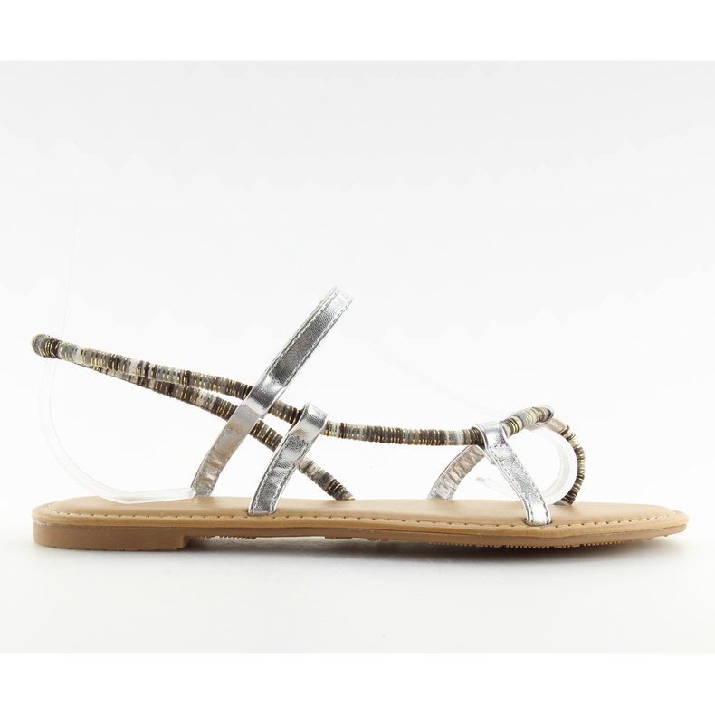 Silver sandals 5130 silver grey
