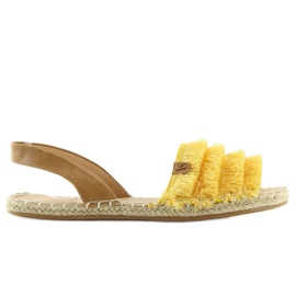 Caribbean style Espadrilles yellow 8413 Yellow