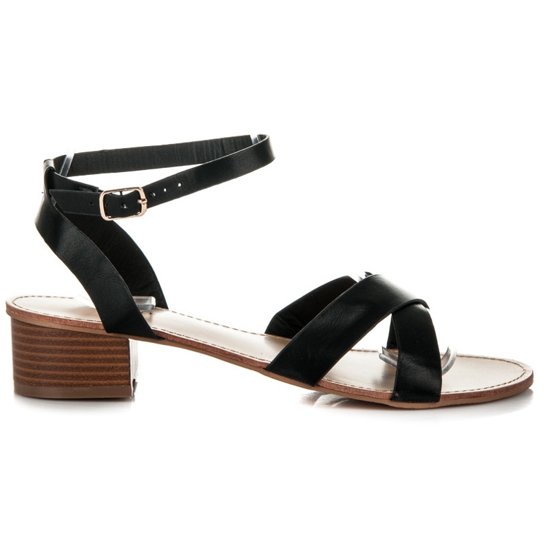 Mannika Low-heeled sandals black