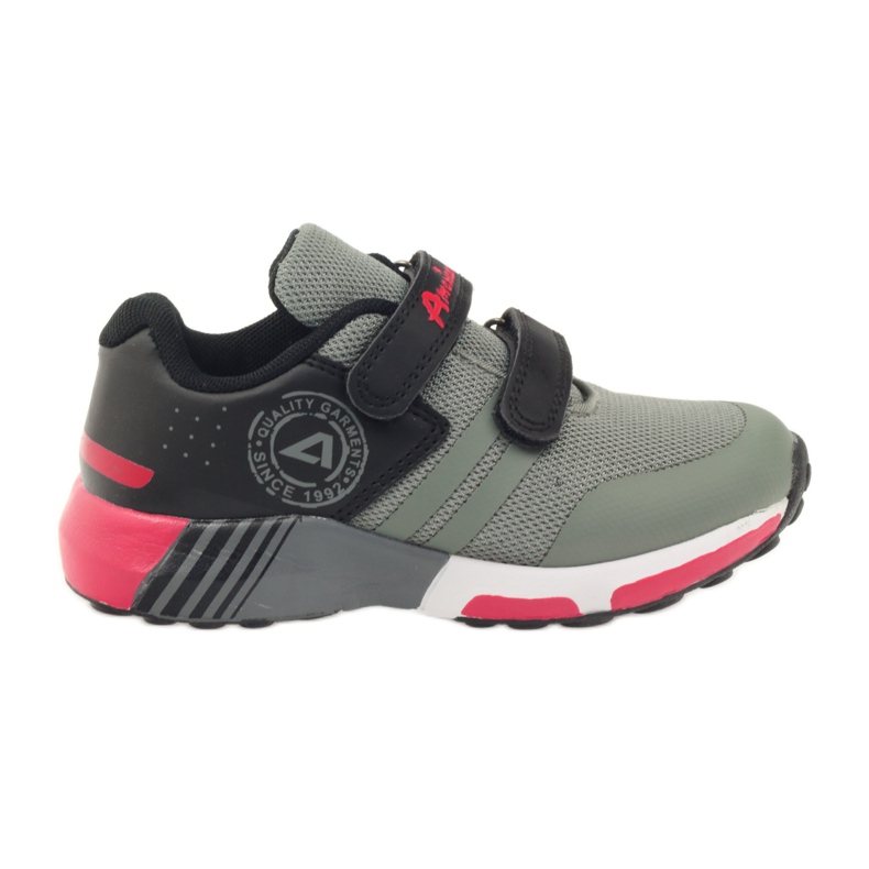 American Club American ADI sports shoes for children 16687 gray black grey red