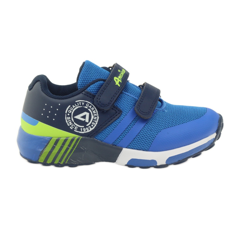 American Club American ADI sports shoes for children 16687 blue green navy blue