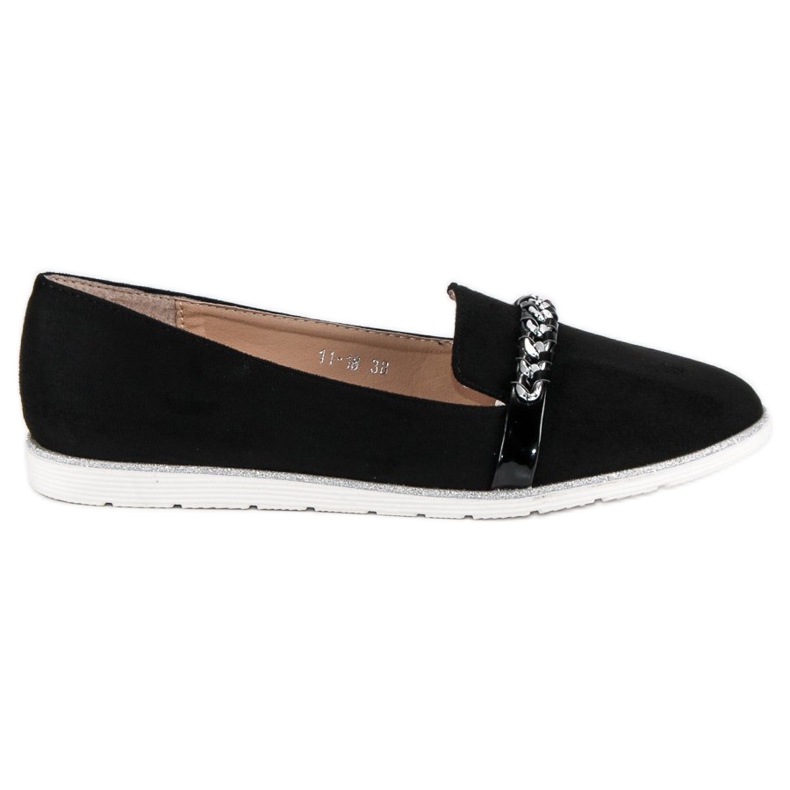 Super Me Black suede lords