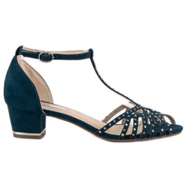 Corina Low-heeled sandals blue