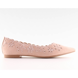 Ballerinas with an openwork pink pattern IT-29 Pink Ballerinas with an openwork pink pattern IT-29 Pink