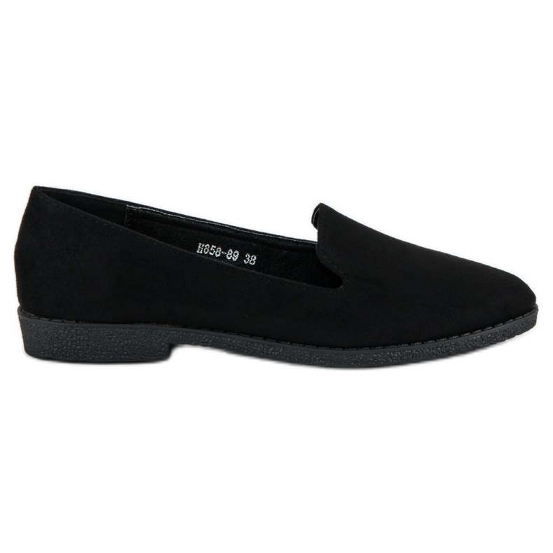 Black suede lords