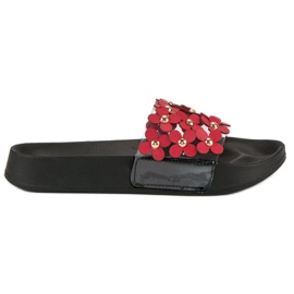 Stylish women's vices slippers red Stylish women's vices slippers red