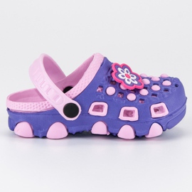Children's slippers purple