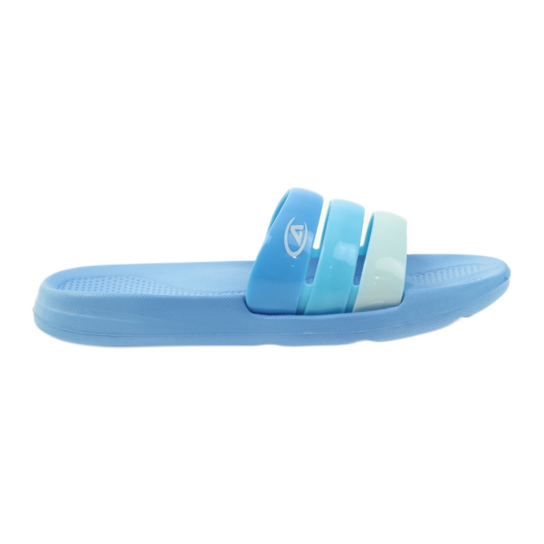 American Club American women's pool slippers blue