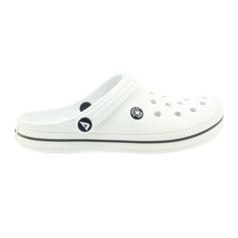 American Club Kroks clogsy white sandals