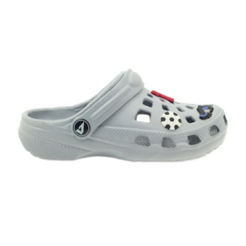 American Club Clogsy slippers Ronaldo gray American grey