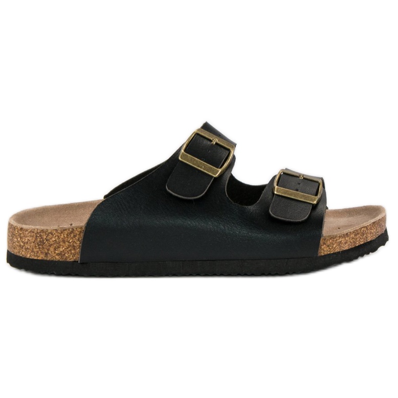 American Club Black american slippers American Club Black american slippers