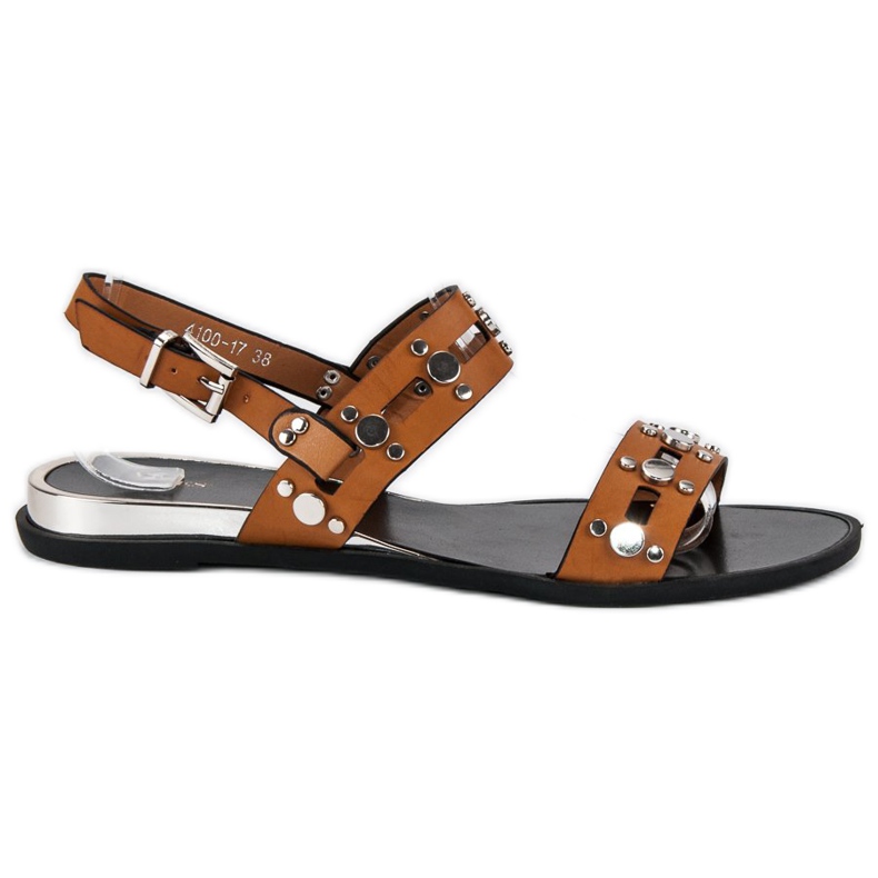 Brown vices sandals