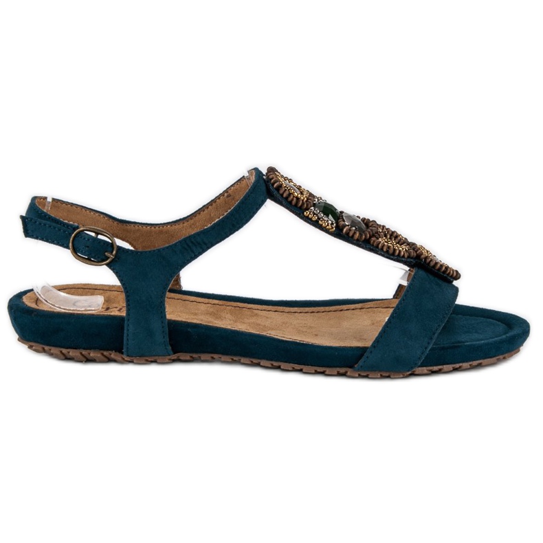 Corina Stylish flat sandals blue