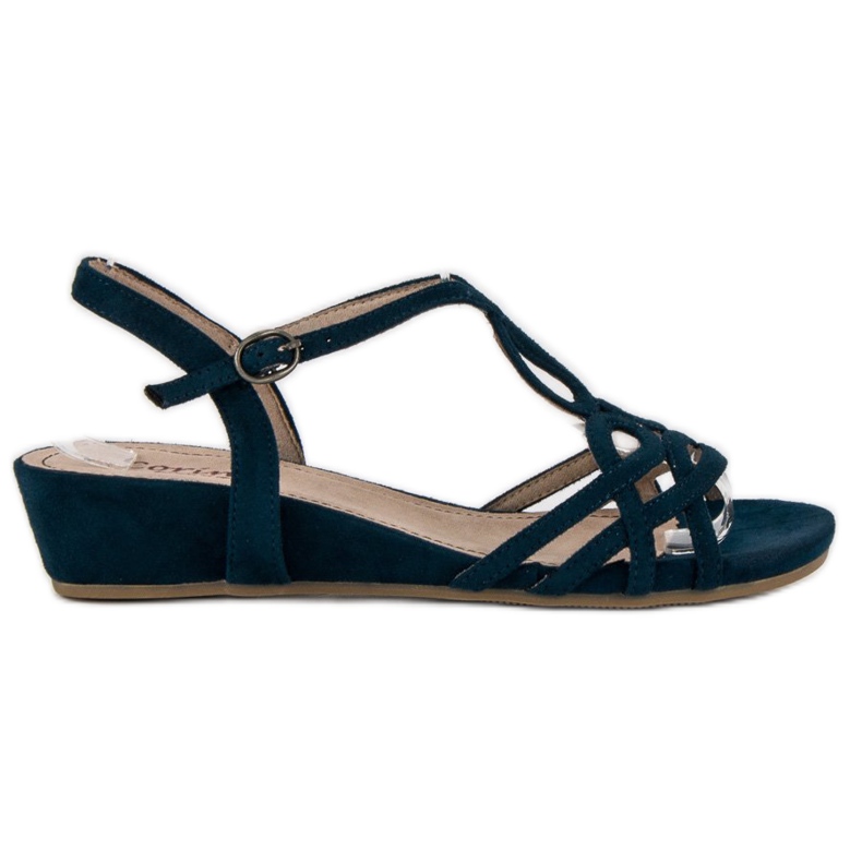 Corina Comfortable summer sandals navy blue Corina Comfortable summer sandals navy blue