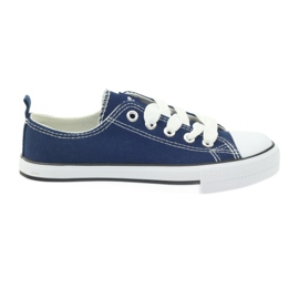 American Club navy blue tied sneakers American Club navy blue tied sneakers